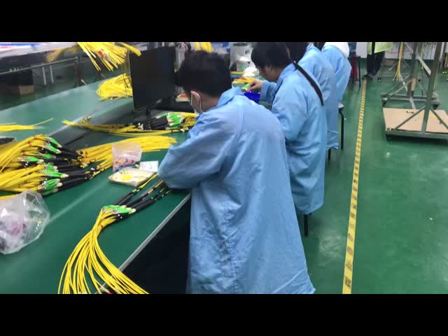 LA CHINE Câble Trunk MPO Monomode OS2 Amphenol personnalisé 288 fibres perte d'insertion max 0,35 dB pour centre de données à vendre