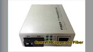 Convertisseur fibre Gigabit TX vers FX Fast Network