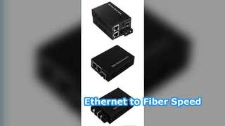 Mini convertisseur multimédia TX vers FX 1000 Mbps
