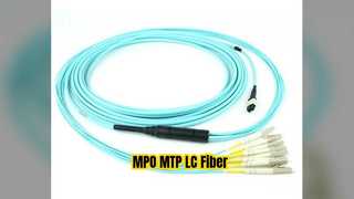 Le câble de patch en fibre optique MPO/MTP-LC PC et APC PVC/LSZH SM/MM