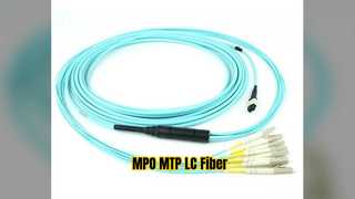 Données à grande vitesse de corde de correction de fibre de MPO MTP LC