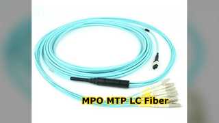 Corde de correction de fibre d'évasion de MPO MTP LC à grande vitesse