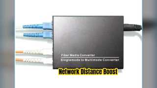 Étendez la distance du réseau 120 km Convertisseur de média fibre
